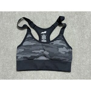 Avia Sports Bra Womens Medium Camo Seamless Racerback Athletic Gym Training Yoga